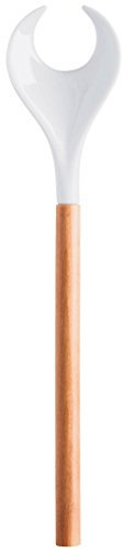 ASA 5214/970 Grande Salatbesteck Porzellan Birkenhlzgriff 31,5 cm