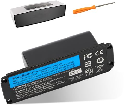 KingSener 061384 Akku,Bose SoundLink Mini 1, I (funktioniert Nicht mit Mini 2, SoundLink I/II/III, 063404). Bluetooth-Lautsprecher-Akku 061385 061386 063287 7,4V 2600mAh