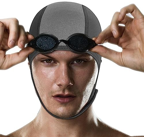 Niktule Badekappen für Herren | 2,5 mm Neopren-Thermo-Bademütze - Erwachsenen-Schwimmhut-Kopfbedeckung, kältebeständige Neoprenanzüge für Wassersport, einfach an- und auszuziehen