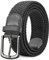LAKIDAY Flechtgürtel aus Stoff, Elastischer Stretchgürtel für Damen und Herren Grau 130 cm Hochwertig & Bequem Breite 3.5 cm