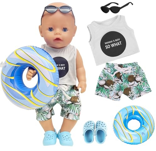 Ropa de muñeca para muñecas de 20-22 pulgadas, traje de baño para muñecas