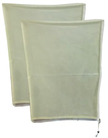 CASOME 2er-Pack Pflanzenabdeckungen Für Winterschutz Vor Frost, Verstellbare Frostschutzhüllen Für Außenpflanzen, Garten, Terrasse Und Gewächshaus – Strapazierfähiges Vliesgewebe(60 * 80cm)