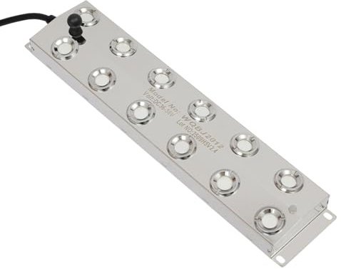 TouSuaRSi Generador de niebla ultrasónica con 12 boquillas, 9000 ml/h, resistente al agua IP68, de acero inoxidable, 440 W, máquina de niebla ultrasónica para Halloween, paisajismo e invernaderos