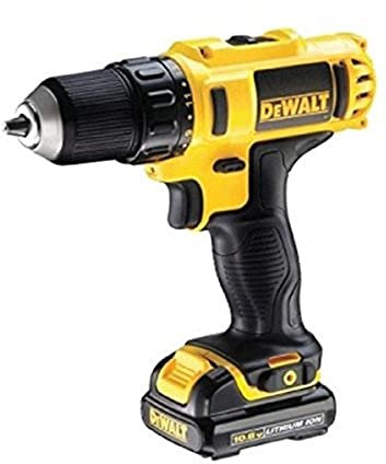 Dewalt DCD710D3-QW - Batterie agli ioni di litio trapano a batteria 10 millimetri xr 10.8v con 3 2,0ah