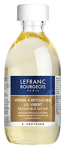 Lefranc & Bourgeois Retuschierfirnis J.G. Vibert, geeignet für alle Ölfarben, 250 ml Flasche