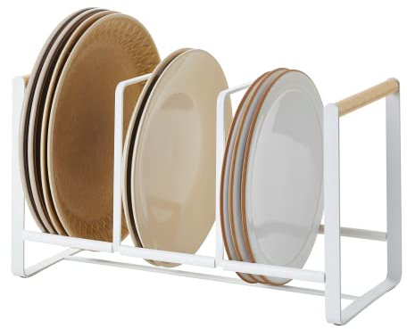 yamazaki Dishrak Portapiatti, Metallo, Bianco