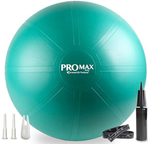 PRO MAX Exercise Ball - Yoga Ball for Gym, Balance, Stability, Pregnancy