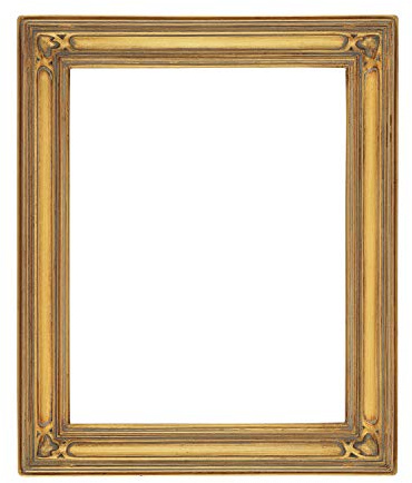 Creative Mark Museum Collection Gothic Ornate Picture Frame - 11x14, Gold - Closed Corner High-End Antique Style Frames for Canvas Paintings, Open Back, No Glass or Backing