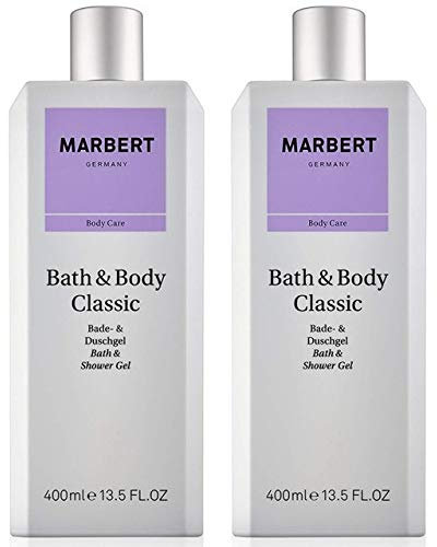 Marbert Bath & Body Classic Shower Gel, 2 x 400 ml