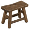 DSFSAEG Wooden Stool Step Small Footstool Bench Plant Stand Rustic Fishing Wooden Stool for Kids Adults Living Room,Bathroom, Kitchen, Office, Garden 27x13x21cm(Wood)