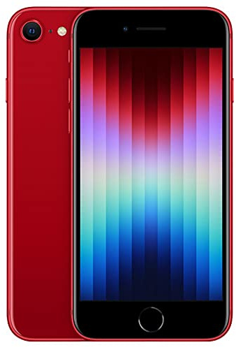 Apple iPhone SE 3rd Gen, 64GB, RED - Unlocked (Renewed)