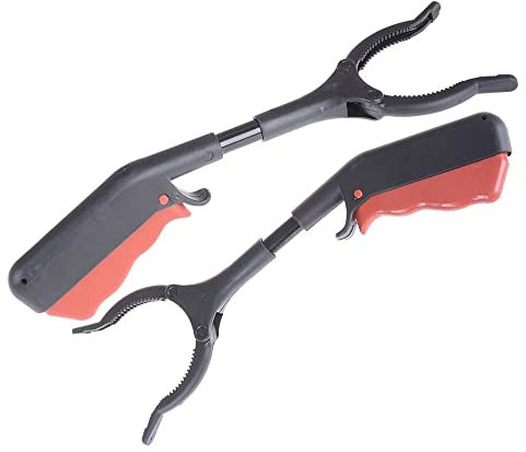 ZZDZW Pinzas Extensibles pequeña,30cm/60cm，Pinza Alcanzar Objetos Herramienta de Captura Plegable, Brazo para Recoger Basura, para los Viejos, Discapacitados y Trabajadores Sanitarios (Size : 30cm)