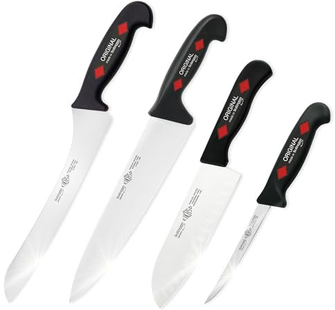 EIKASO Solingen Allzweckmesser Haushaltsmesserset für Profis und Privat Klinge aus Molybdänstahl 1.4116 Kochmesser Brotmesser Ausbeinmesser mit ergonomischen Griff