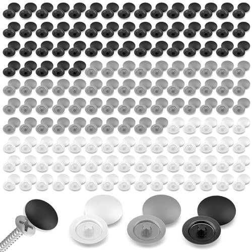 SMCEHEYA Schraubenabdeckung 300 Stück Kreuzschlitz Abdeckkappen kreuzschlitzschrauben 12mm Abdeckkappen für Schrauben Schraubenabdeckung Plastik Schraube Dekorative Abdeckungen für 7-8mm Schrauben