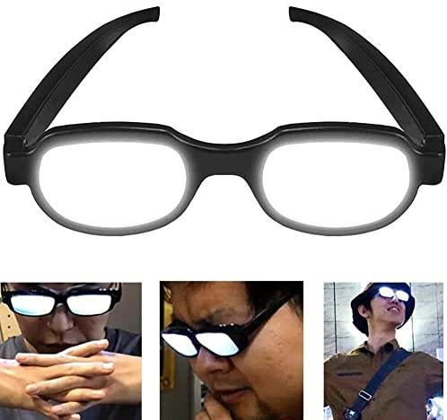 frides Lunettes Lumineuses À LED, Anime Detective Conan LED Lunettes De Soleil Costumes pour La Fête, EDM, Halloween, Costume,Cosplay