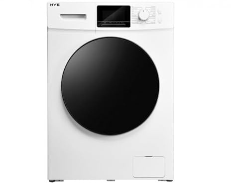 HYE 8kg Washing Machine with 1400rpm Spin Speed, A Energy Rating, Eco 40-60 Cycle, Quick Wash Feature, Intuitive Digital Panel, White Washing Machine for Families – W0108RT14W07