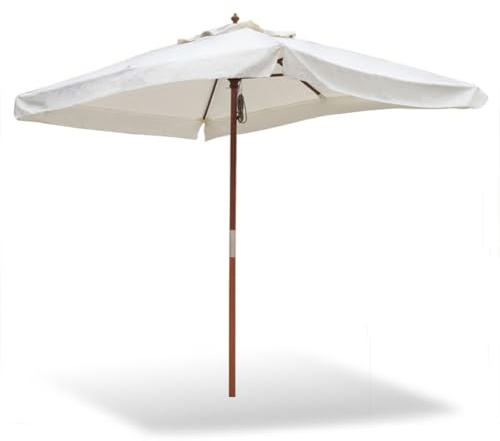 QUSYZD Parasol 200x300cm, Parasol de Plage bohème d'extérieur avec Protection Solaire imperméable, pour terrasse, marché, Jardin,