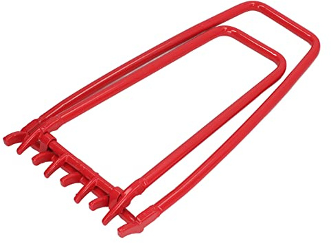 Fence Fixer, Garden Fence Repair Tool, Iron Rust Fence Stretcher with Smooth Surface, Wire Mesh Fence Tightener for Horse Electric Fence, Red Color Durable Fence Maintena