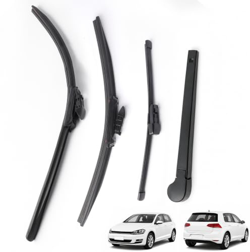 Juego de Limpiaparabrisa Delantero y Trasero con VW Golf 7 VII 2012-2019