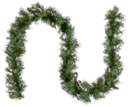 National Tree Company 9 ft Unlit Winchester Pine Artificial Christmas Garland, Christmas Decoration with 200 Tips, Green