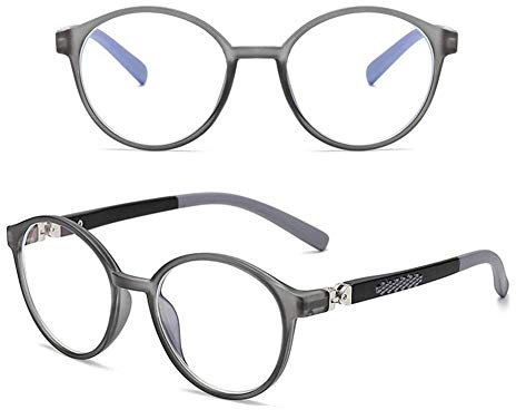 HOUSON Lunettes anti-lumière bleue pour enfants, avec filtre de lumière bleue, pour ordinateur, TV, pour filles et garçons (âge 5-10 ans), Noir , Taille unique