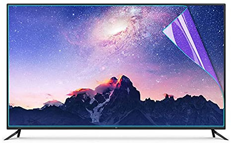 JHZDX TV-Bildschirmschutz - Anti-Blend-Anti-Scratch Für 32-75-Zoll-Monitor, Antiblauer Lichtschutzfolie Für LCD, LED, 4K OLED & QLED HDTV-Displays,55 1211 * 682