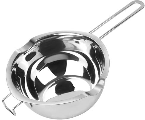 JOYIT Pentola per fusione di cioccolato, 1000 ml, in acciaio inox 304, per sciogliere il cioccolato, per il burro di zucchero, formaggio, caramello