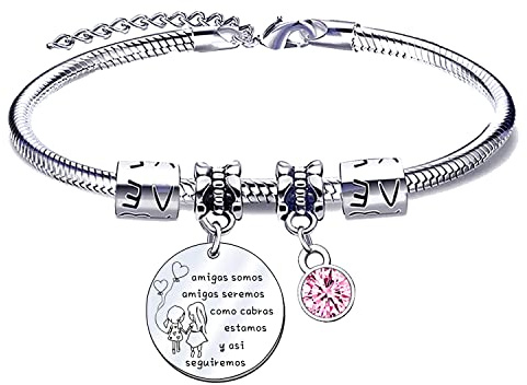 JRZDFXS Regalos de Amistad Pulseras para Mujeres - Regalos de Graduación y Cumpleaños, Regalos Creativos para Amigos (7)