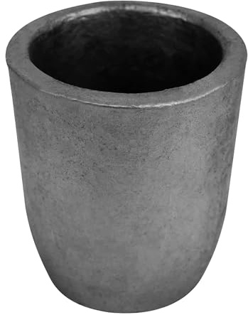 Attuslla Molde de Fusión de Fundición de Grafito, Horno de Grafito Fundición Crisol Herramienta de Fusión para La Fusión de Metales Fundición Refinado Oro Plata Cobre Latón Aluminio (#1-0.8KG)