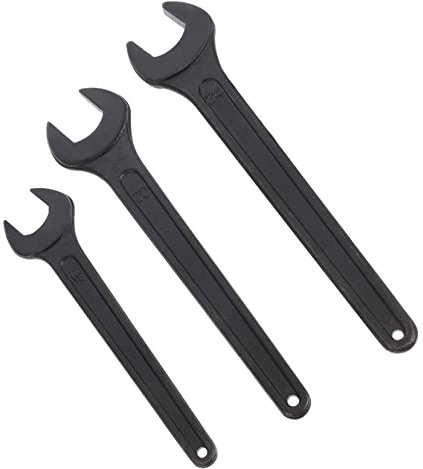 WATIIFUFU Multi-Functional Wrench 3pcs Spanner Set Open-end Wrenches Steel Material Easy to Grip Handle