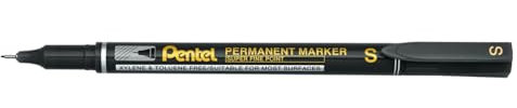 Pentel NFS410 Ultra Fine Permanent Marker, 0.4mm Line, Black ink (One Pen)