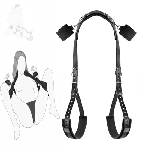 Sex Toýs Femme BDSM Set - Sextoyse Couple & Homme Plaisir avec Adulte Menottes Sex Toyspour Pour Couple Ensemble Boucles Réglables Pour Les Jambes SM Kits de Bondage Menotte Femme Sexy érotique Toy