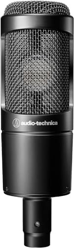 Audio-Technica 2035 Micrófono de Condensador Cardioide de Gran Diafragma Negro
