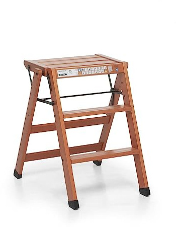 Foppapedretti Tialzo sgabello pieghevole, Noce