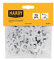 HARDY WORKING TOOLS Tile Kreuze, Fliesenkreuze - Fliesenzubehör, Fliesenverlegehilfe, Fliesen-Abstandshalter, Fugenkreuze, Kunststoffkreuze, Fliesenfugen - 5 mm - Packung 75 Stück