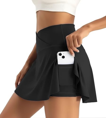 Neteson Faldas de Tenis para Mujer Deportiva Mini Falda Pantalón de Golf