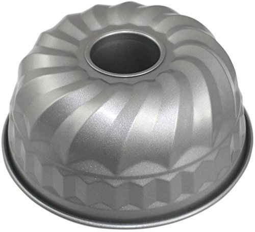 PME - Stampo per Ciambella, in Acciaio al Carbonio Antiaderente, Diametro 22 cm