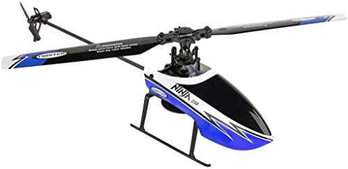 Twister Ninja 250 RC Helicopter w/Pilot Assist+Stabilisation+Altitude Hold -Blue
