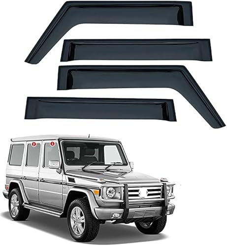 Juego de 4 Deflectores de Viento, Protector de Nieve para Lluvia Y Sol de Baja Acumulación de Calor para Reemplazo de Automóviles para Mercedes Benz G-Class 2004-2018