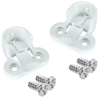 Kleiderstangen-Halter Set für IKEA Pax KOMPLEMENT Stange Halter Ersatz, weiß