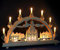 Schlick & Türk Schwibbogen Frauenkirche Dresden - Stadtmotiv - 51cm, 7 Kerzen + Vorbeleuchtung - Feine Handarbeit aus dem Erzgebirge - Weihnachten erzgebirgischer Lichterbogen
