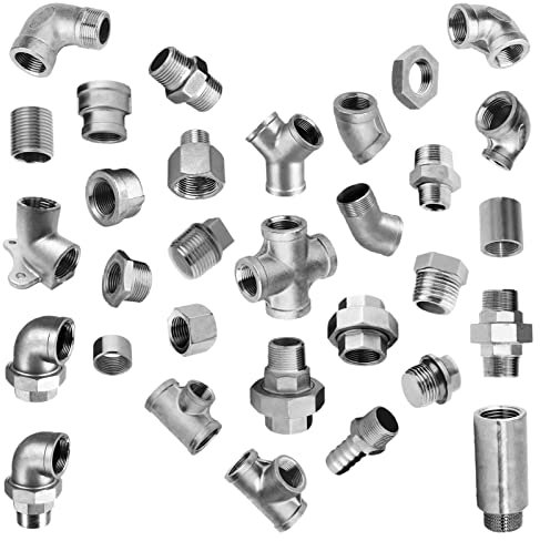 MegaHaustechnik Doppel Nippel aus V4A Edelstahl 1/2 Zoll AG x AG Außengewinde Außendurchmesser 21mm Gewinde Fitting Trinkwasser geeignet Verschraubung Verbindung Stück Kupplung rostfrei VA INOX