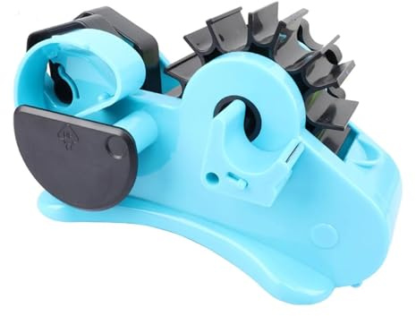 Distributore di nastro adesivo Dispenser multiplo di nastro termico tagliato a rotolo, sublimazione for macchina incollatrice for nastro a trasferimento termico con maggiore sensibilità(Blauw,35)