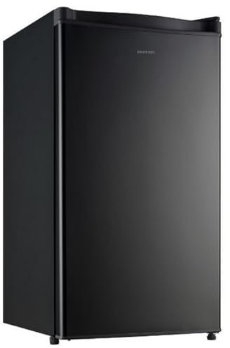 INFINITON FG-A85N - Frigorifico una puerta | Color Negro | Alto 85cm | Capacidad 92 Litros | Temperatura regulable | Luz LED | Clase A+/F