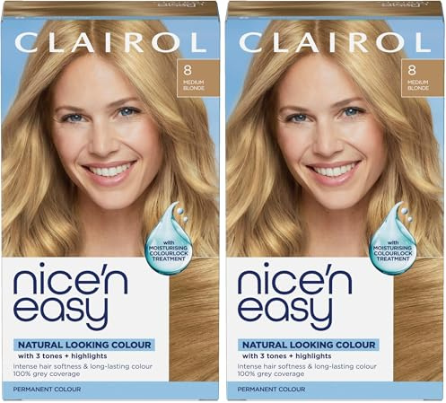 Clairol Nice'n Easy Crème Natural Looking Oil Permanent Hair Dye Infused