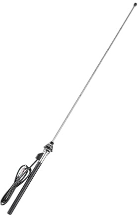 Scosche UT713 Universal Car Radio Antenna - 37” Stainless Steel Mast - Fender Mount Antenna Replacement - Fits Domestic and Import Vehicles - Enhanced AM/FM Reception - Car, Truck and SUV