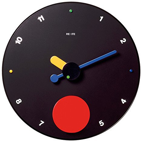 REXITE - CONTRATTEMPO Orologio a Pendolo, Colore Nero/Multicolor