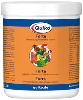 Quiko Forte 500g - Mineraler, spårämnen och vitaminer för sällskapsfåglar