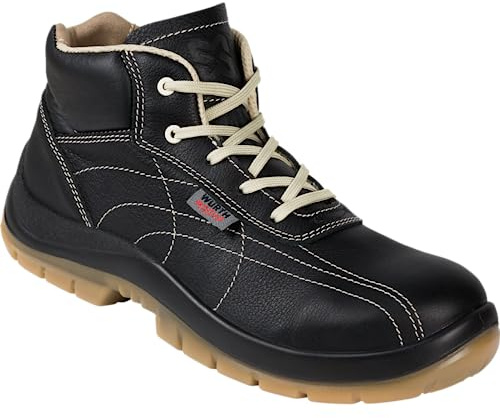 WÜRTH MODYF Sicherheitsstiefel S3 SRC New Lotus in schwarz - Arbeitsschuhe für Herren und Damen - metallfrei & wasserabweisend - in der Größe 42