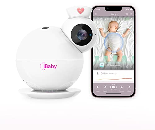 iBaby i6 Smart Baby Monitor with Breathing and Sound Machine, 2K Baby Video Camera Monitor, Upgrade Motion and Temperature alerts, No Subscription